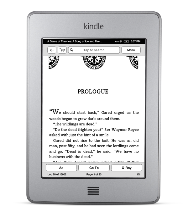 how to use a kindle touch