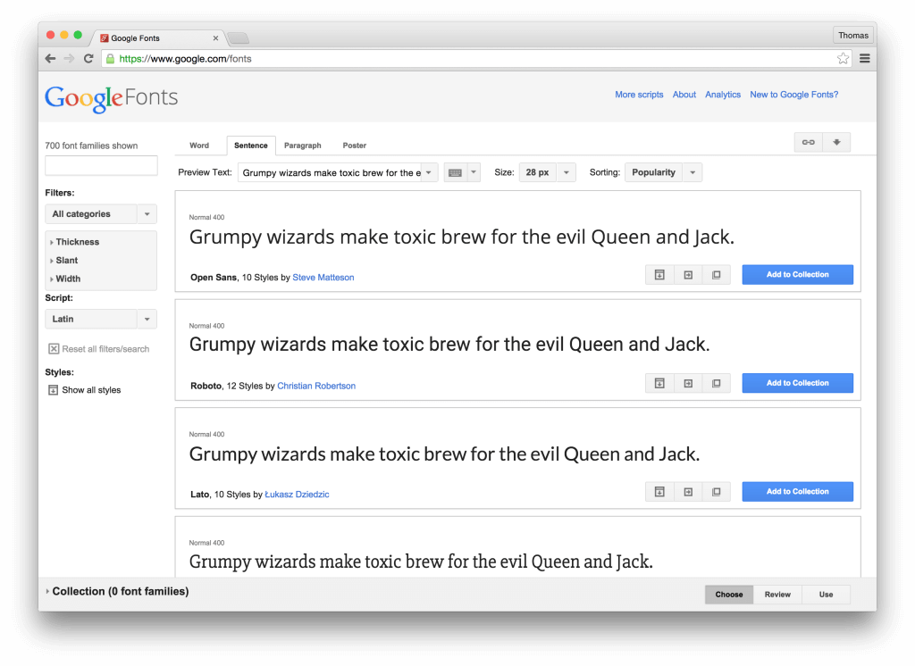 Google Fonts