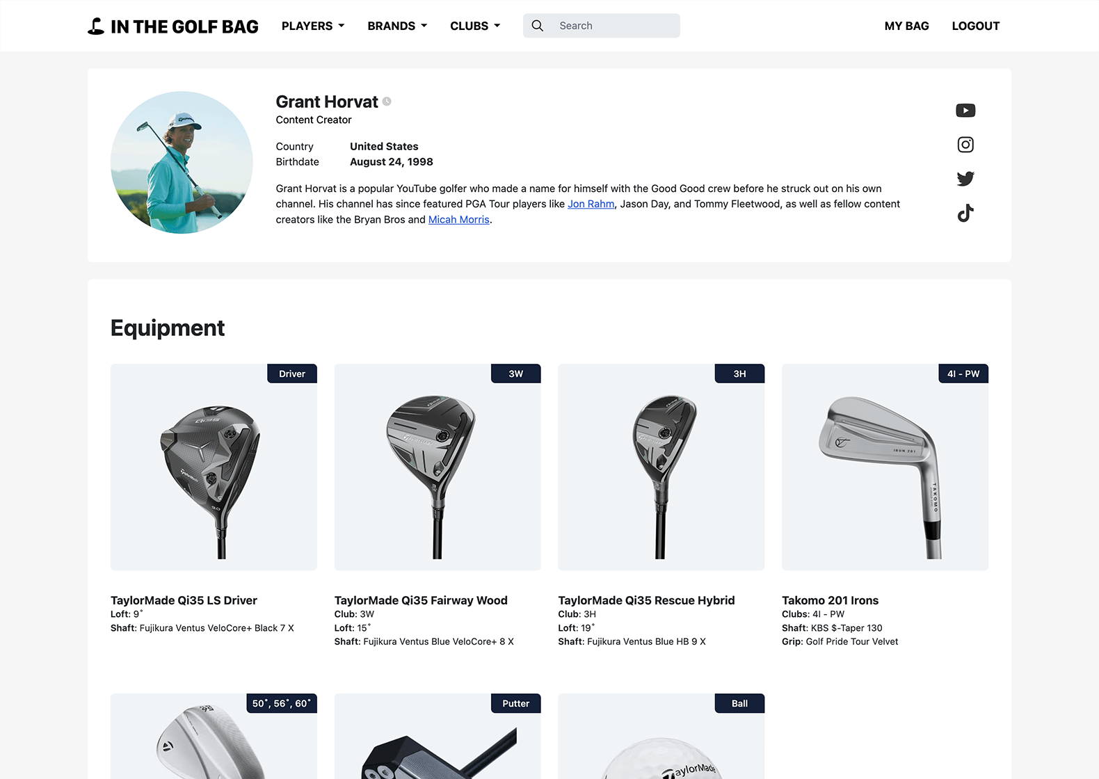 In The Golf Bag